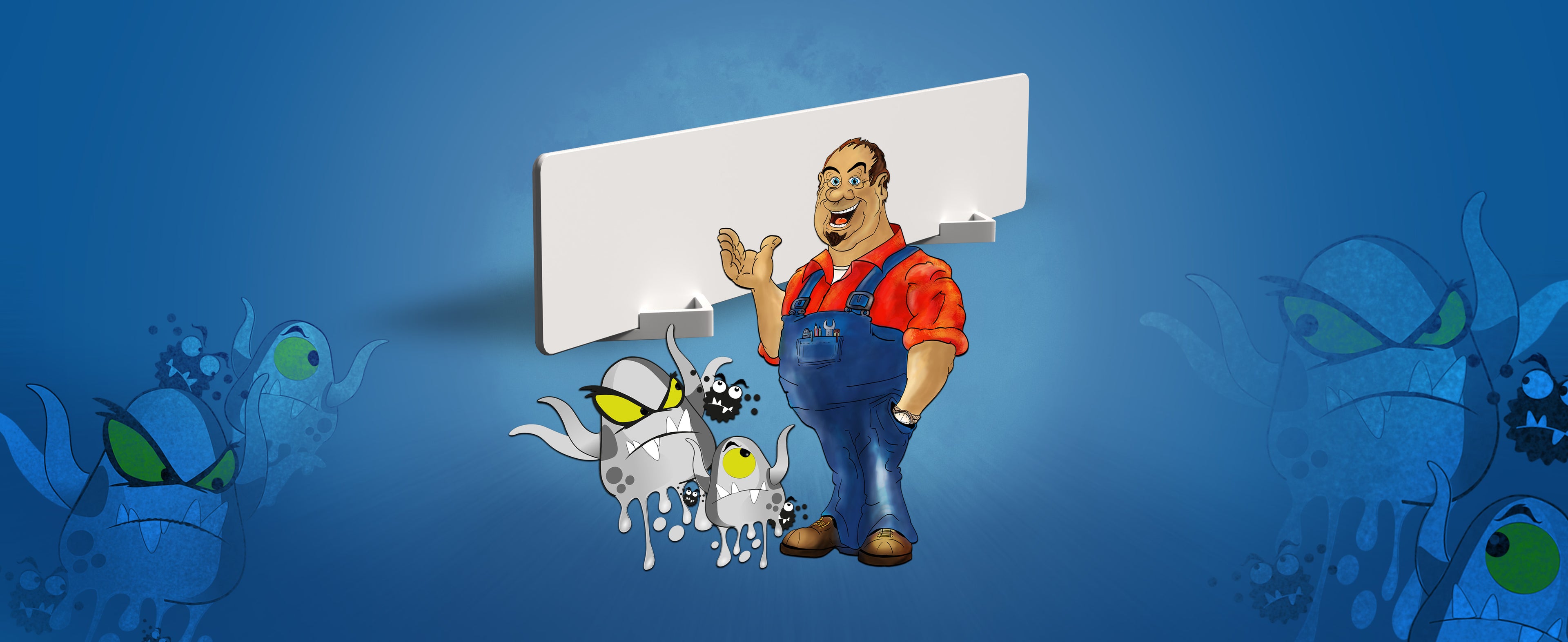 Schimmel Hans und seine Schimmelmonster mit dem Paneel M1 